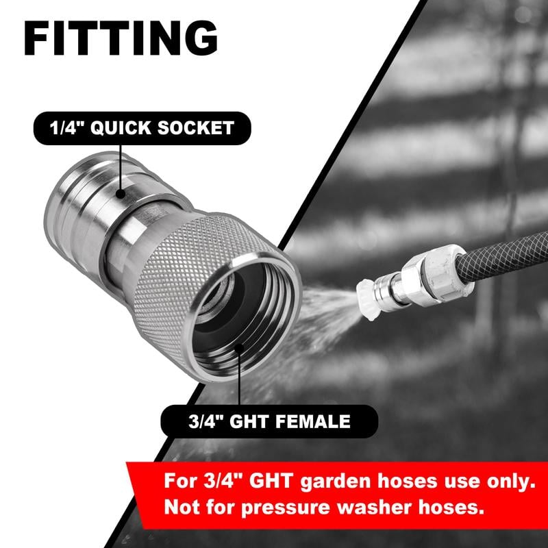 AquaConnect – Garden Hose to Mini Power Washer Adapter