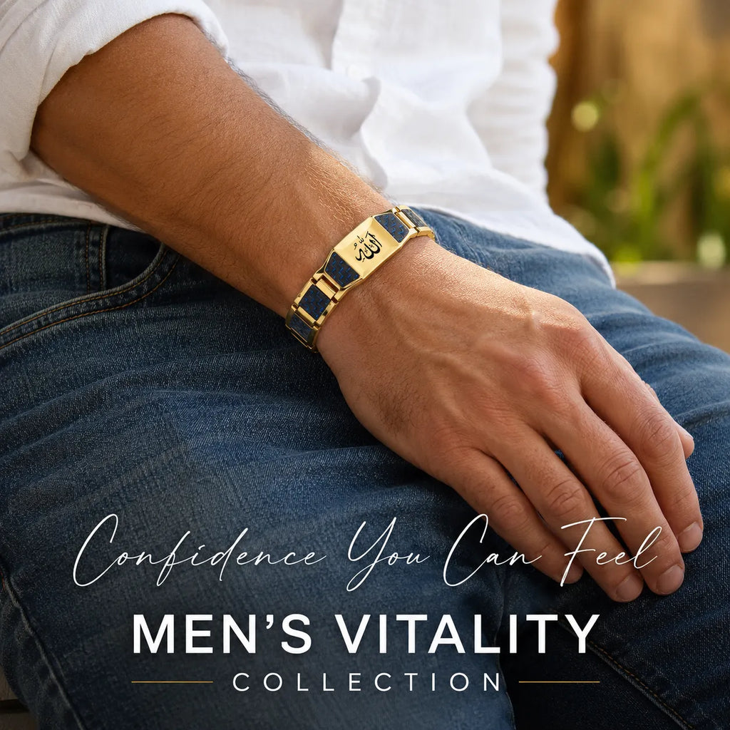 ✨🔥Men's Strength & Vitality Bracelet💯🎂Upgrade Your Energy, Style, and Confidence