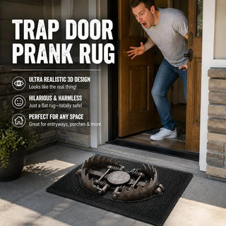TrapGuard – 3D Bear Trap Illusion Doormat