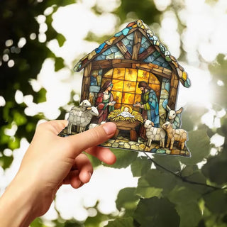 HolyLight – Nativity Christmas Suncatcher