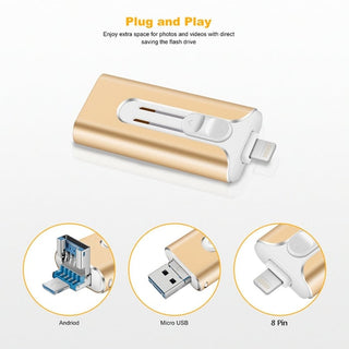 DataBridge – 4 in 1 Phone & Computer USB Drive