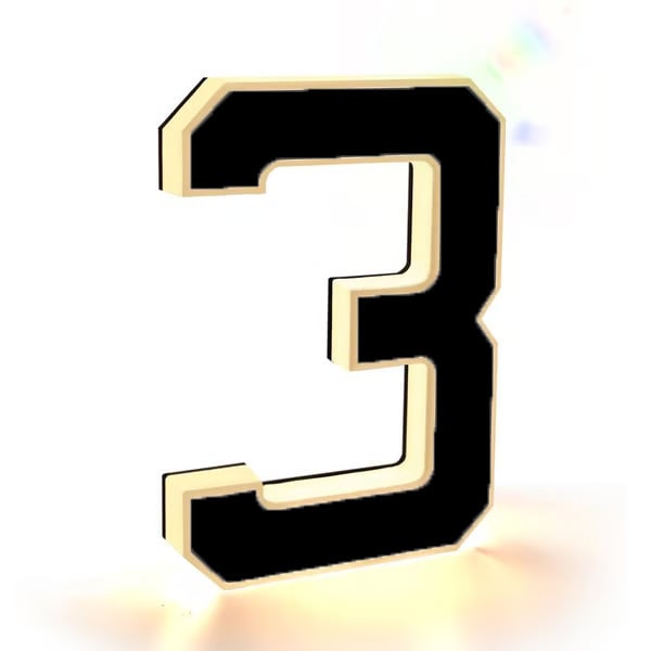 RaySign - Solar LED House Number Sign