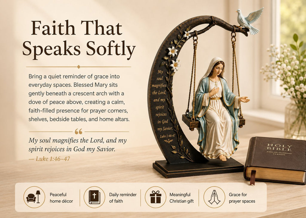 FaithGrace – Christian Jesus Swing Table Ornament