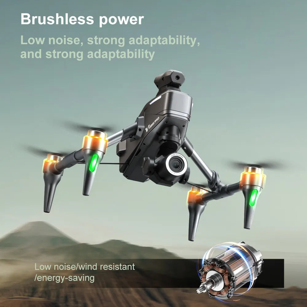 V196 Pro 8K Camera Drone – Brushless Motor, 28 Min Flight & Auto Return