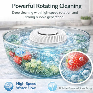 NutriPure Flow – Ultrasonic Food Cleaner