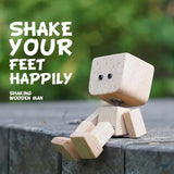 HappyTimber – Wooden Sway Figure with 12 Magnetic Emotions
