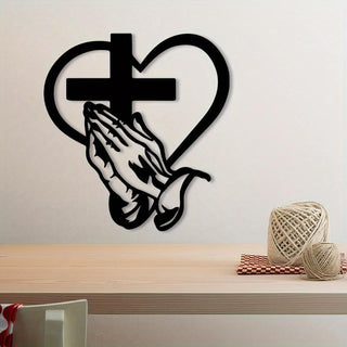 DivineHaven - Inspiring Iron Wall Décor