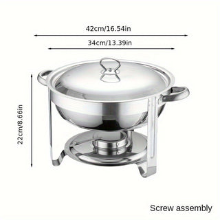 FeastGlow – Stainless Steel Chafing Dish Buffet Set