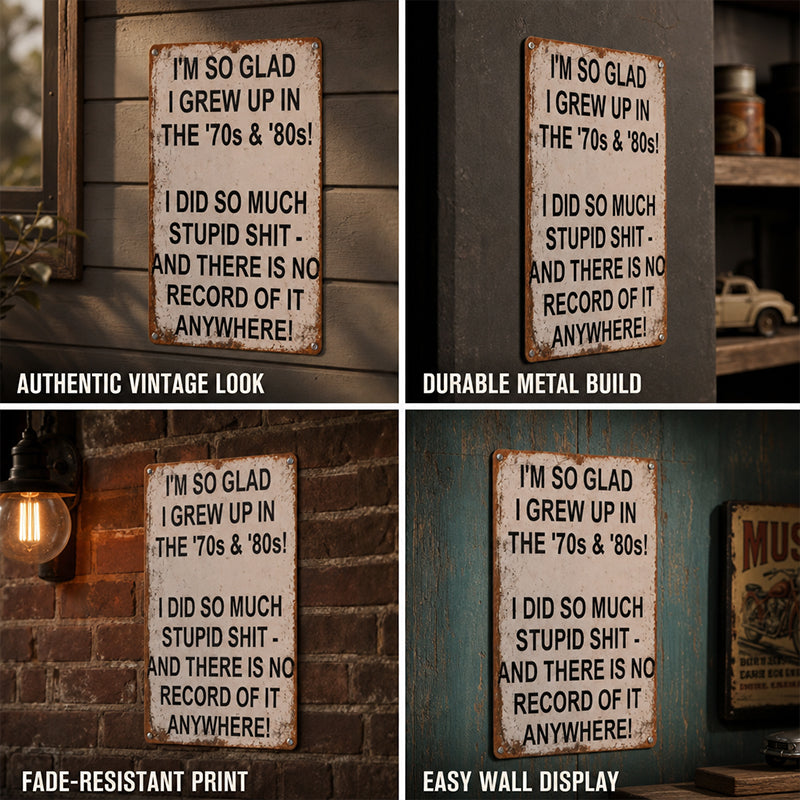 FortunateFinds – Retro Nostalgia Metal Sign