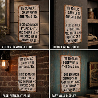 FortunateFinds – Retro Nostalgia Metal Sign