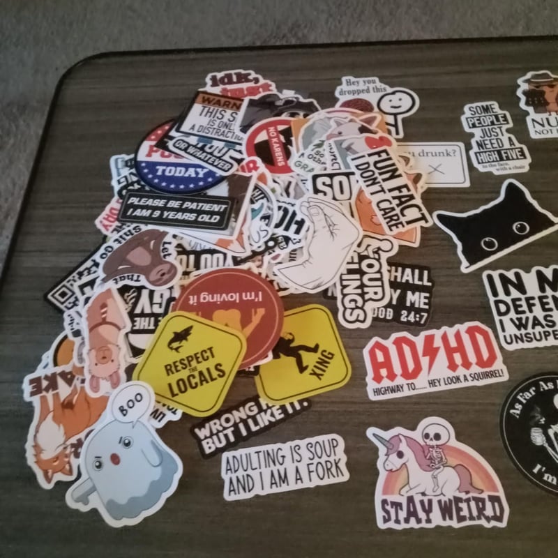 QuirkStick – Sassy And Humorous Sticker Set