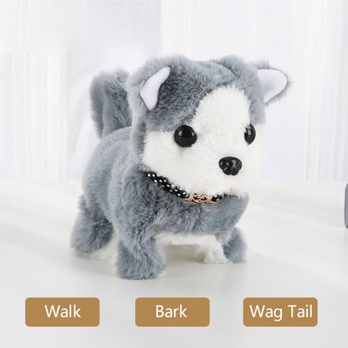 HugTail - Realistic Walking and Barking Plush Dog