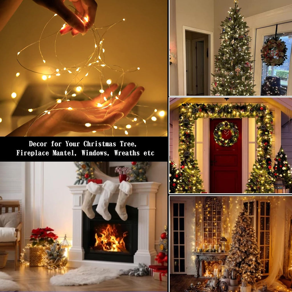 TwinkleGlow - 8 Modes LED String Lights