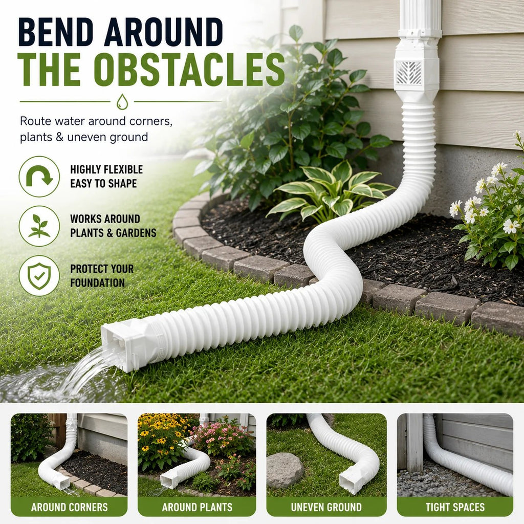 RainGuard – Flexible Downspout Extension Kit