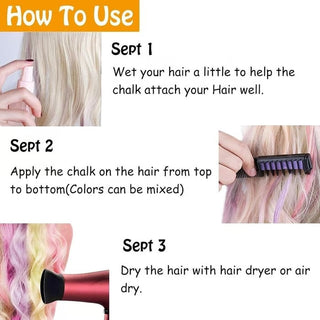 Festive Fun - Hair Chalk Combs