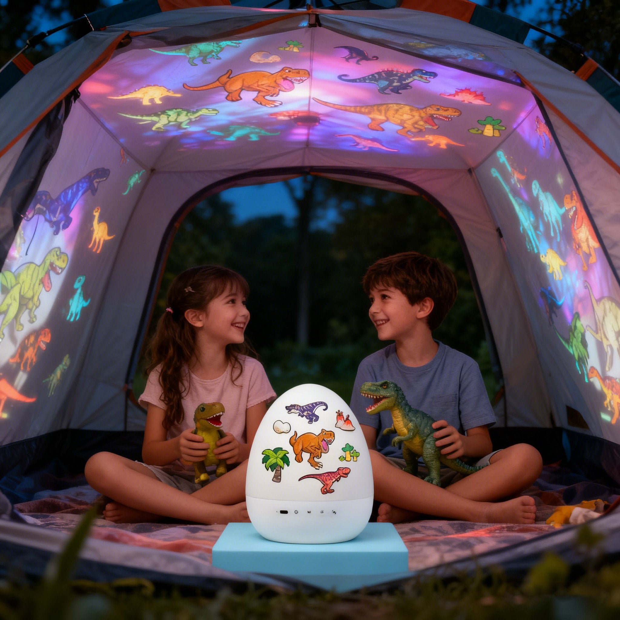 DinoGlow – Dinosaur Egg Night Light Projector
