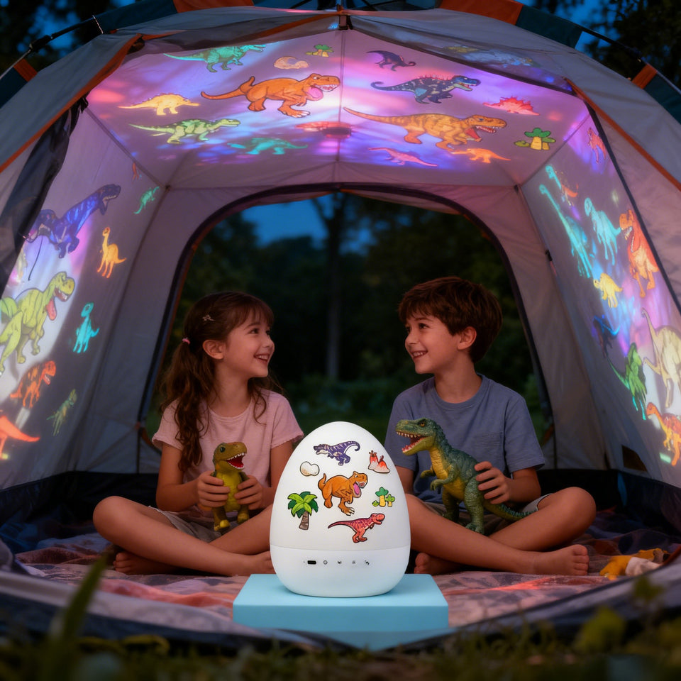 DinoGlow – Dinosaur Egg Night Light Projector