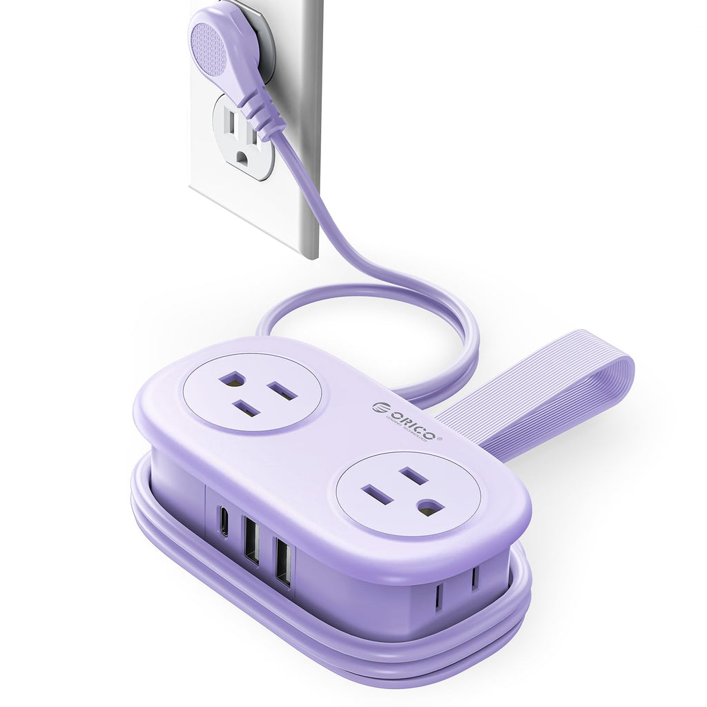 AuroraLink – 4FT Travel Power Strip with 4 AC Outlets