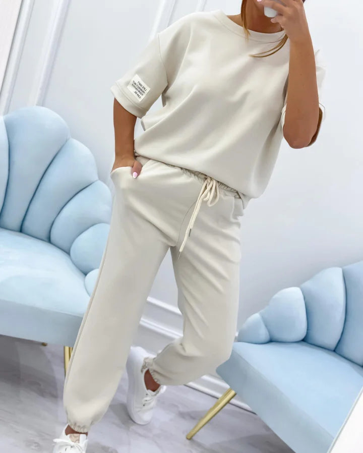 CasualCharm - Relaxed Cotton-Linen Outfit