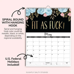 2024 Calendar For Tired-Ass Women Metic
