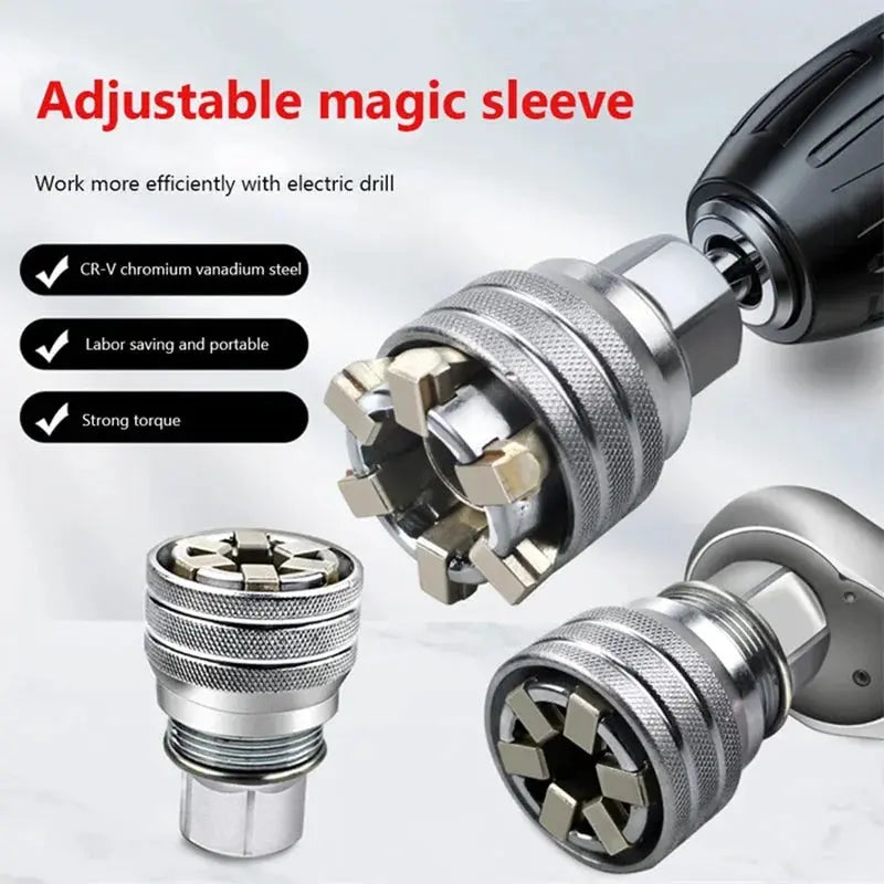 Multi-functional Magic Sleeve Universal Maintenance Tool marnetic