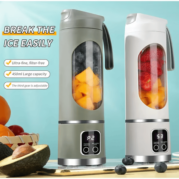 ShakeMate - Portable Blender | On-the-Go Nutrition with Smart Display