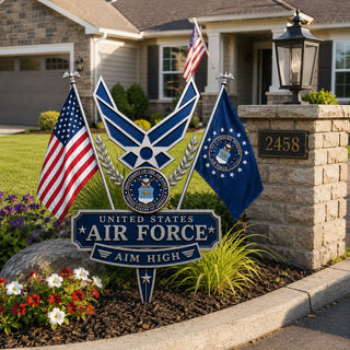 HonorGuard - US Military Branch Tribute Garden Stake Collection 🇺🇸
