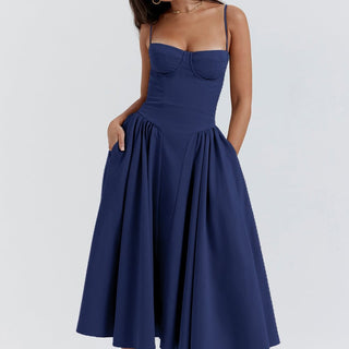 Sleeveless Corset Fit Midi Dress(BUY 2 FREE SHIPPING)