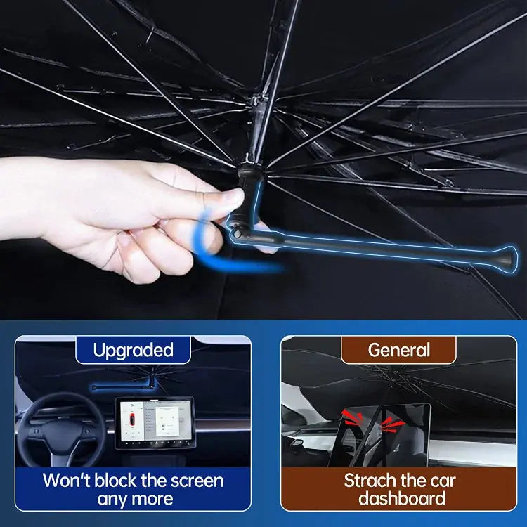 HeatShield™ - Car Windshield Sun Shade Umbrella Marnetic