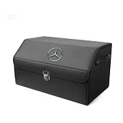 AutoNest - Elegant Leather Trunk Organization System