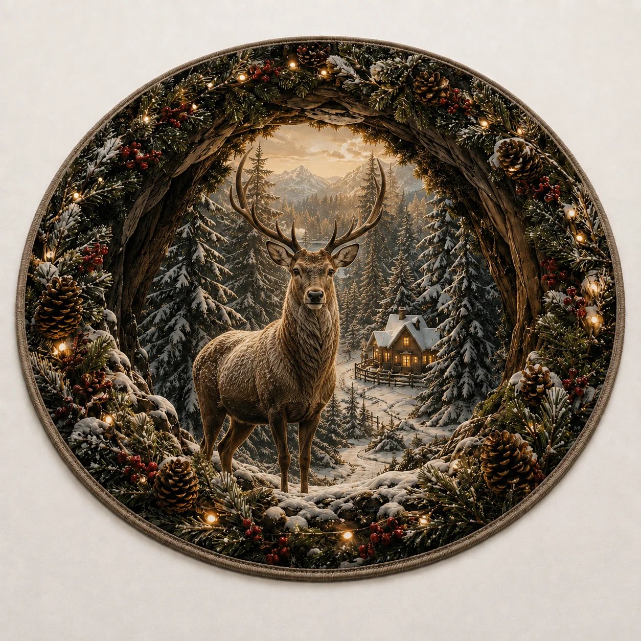 WonderPortal – Magical Christmas 3D Floor Rug
