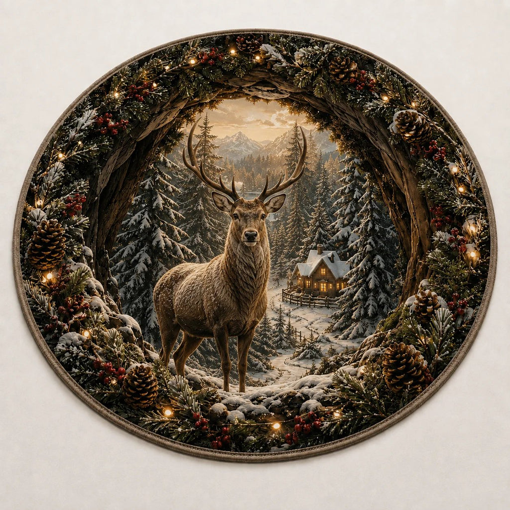 WonderPortal – Magical Christmas 3D Floor Rug