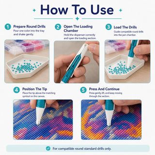 DiamondGlide – Precision Crafting Dispenser Pen