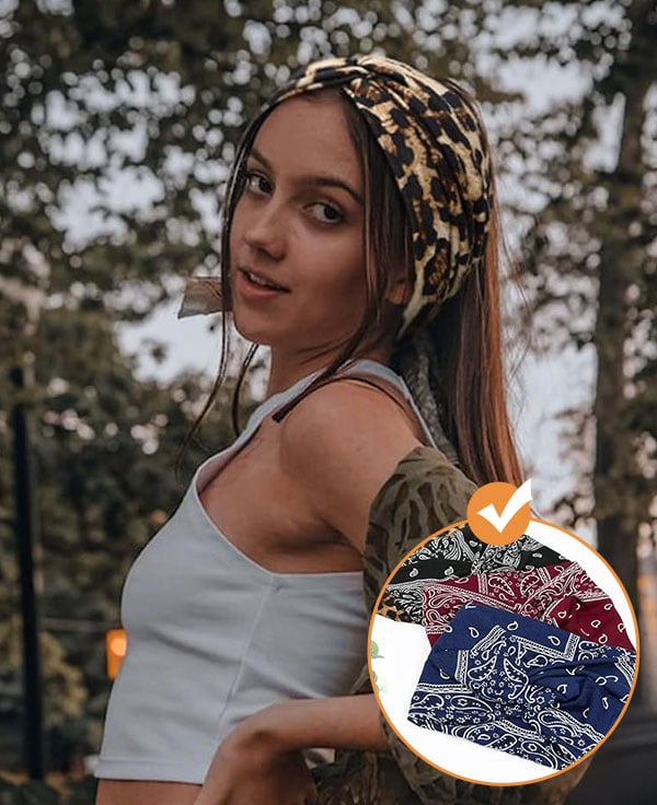 FlexBand - Soft & Secure Cross Hairband