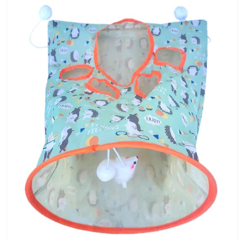 Endless Fun Portable Tunnel Bag For Cats marnetic