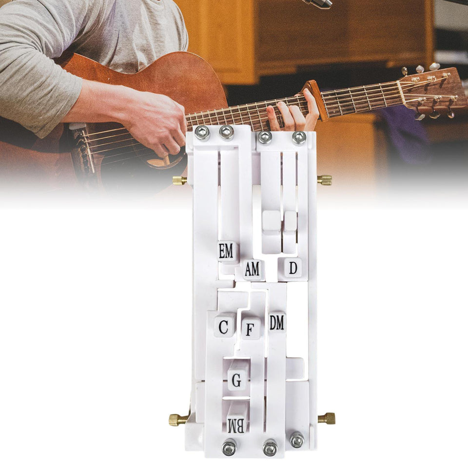 Guitar Chord Trainer - Instant Chord Learning Aid for Acoustic Guitars (38"-42")