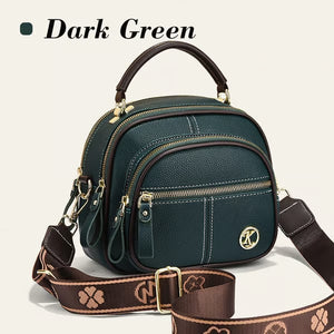 UrbanElegance – Classic Multifunctional Leather Crossbody Bag