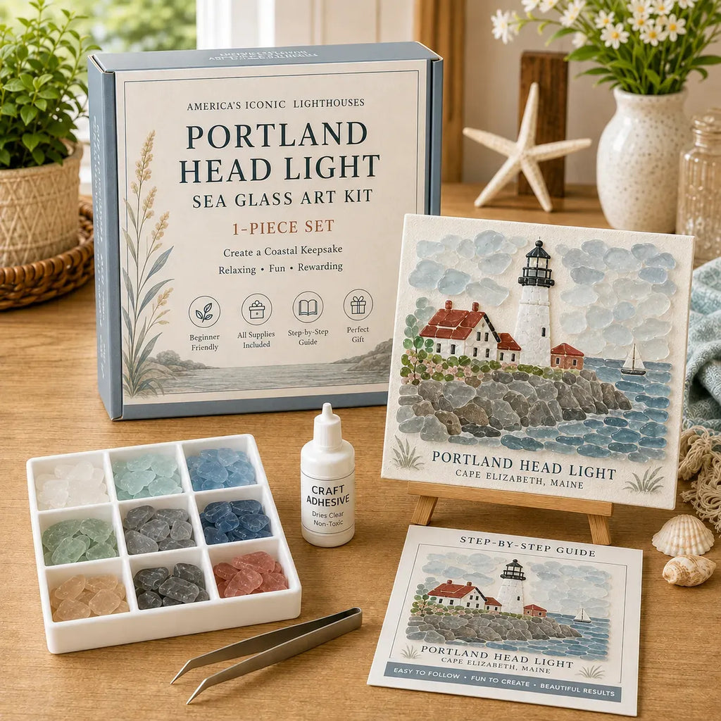 HeritageScape – American Destinations Sea Glass Art Kit