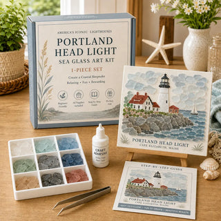 HeritageScape – American Destinations Sea Glass Art Kit