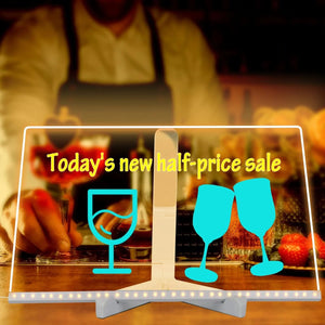 LuminaScribe - LED Note Board with Colors marnetic