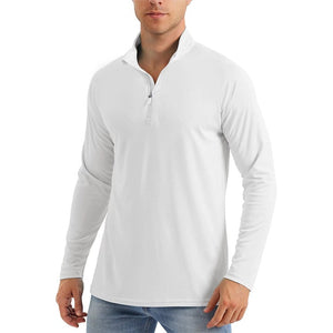 🎁Last Day Promotion 49% OFF🔥Men's 1/4 Zip Shirt UPF 50+ Quick Dry Lightweight Long Sleeve