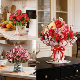 BloomingHeart - Dual Gift Pop-Up Card