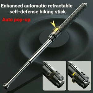 Enhanced Automatic Retractable Self-defense Hiking Stick marnetic