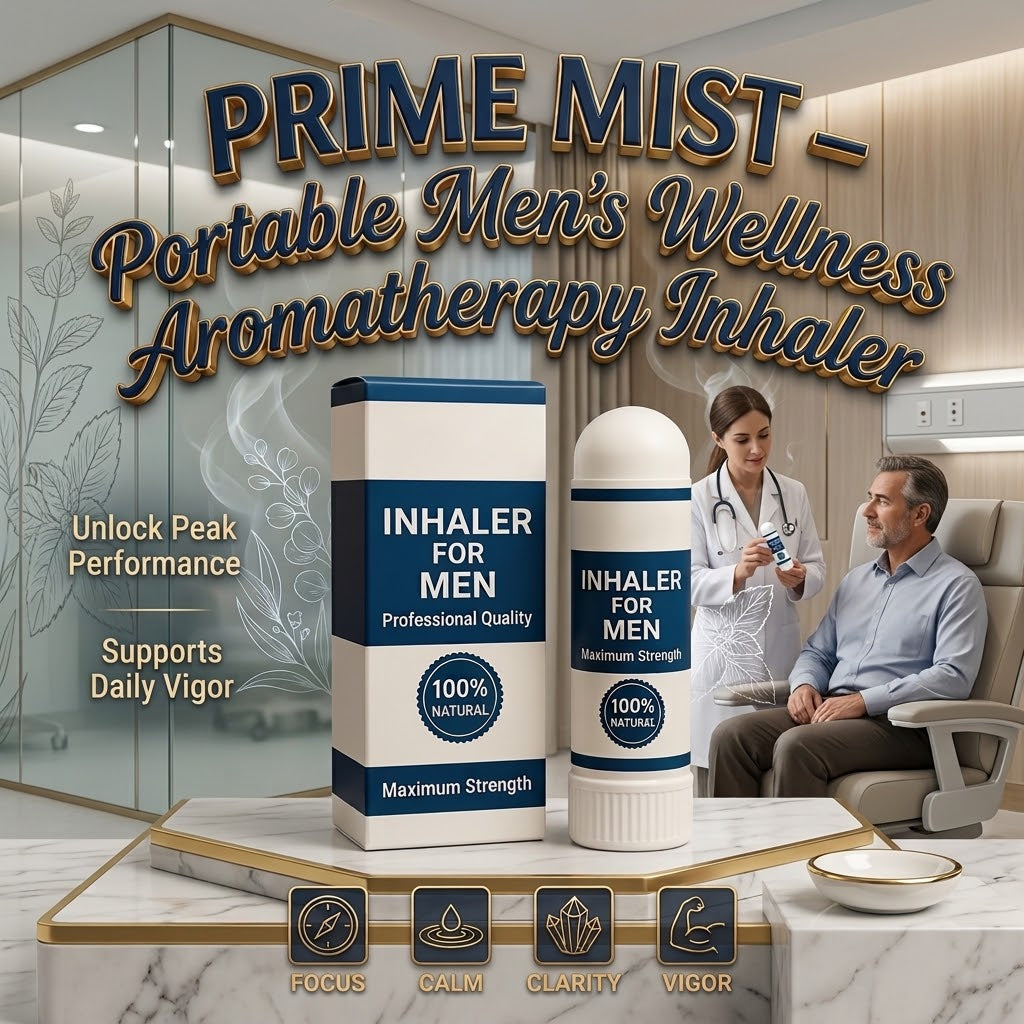 PrimeMist – Portable Men's Wellness Aromatherapy Inhaler