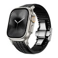 Black with silver buckle