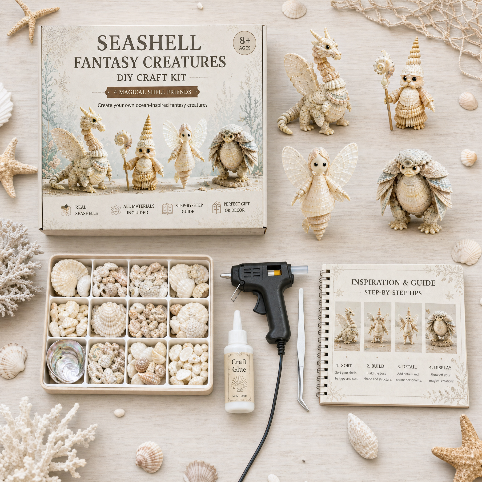 Shellora – Creative DIY Seashell Craft Kit