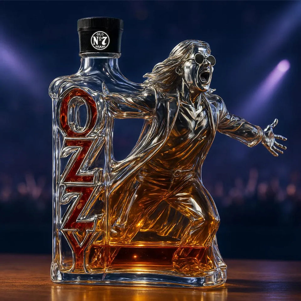 Ozzy Osbourne Final Tour Memorial Whiskey Bottle