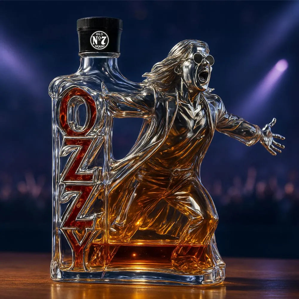 Ozzy Osbourne Final Tour Memorial Whiskey Bottle