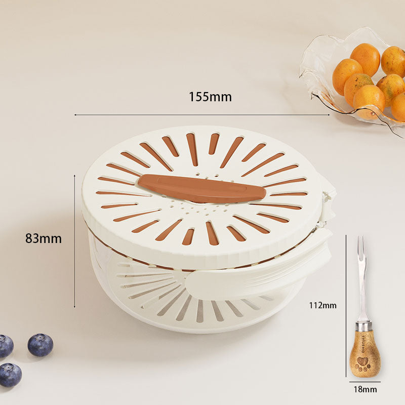 DryKeep – Dual Purpose Basket for Draining and Food Preservation