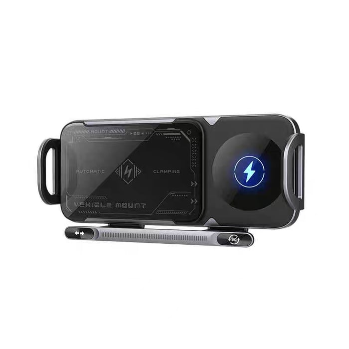 SmartClamp - High-Speed Wireless Car Mount Charger